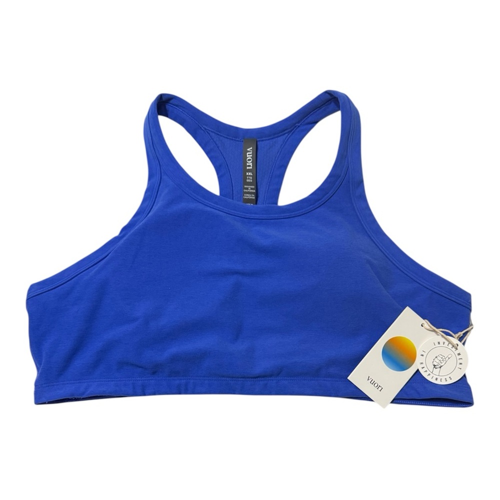 Vuori Elevation Racer Bra – Bright Iris Heather – XXL - NWT SOLD OUT